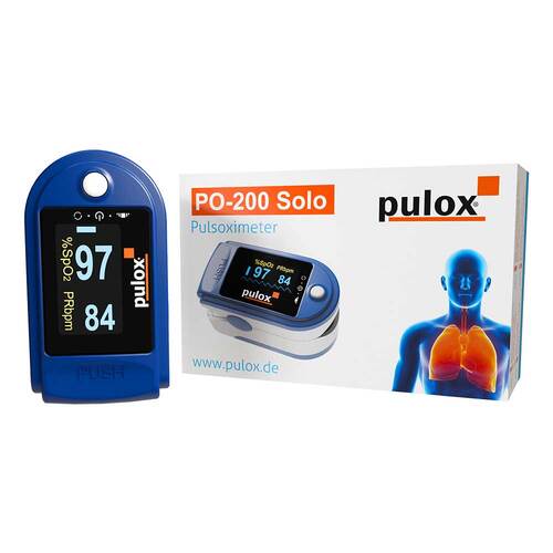 Pulox PO-200 Solo Pulsoximeter blau - 1