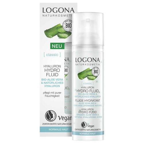 Logona Classic Hyaluron Hydro Fluid Bio-Aloe Vera &amp; Hyaluron - 1