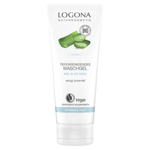 Logona Classic tiefenreinigendes Waschgel Bio-Aloe Vera - 1