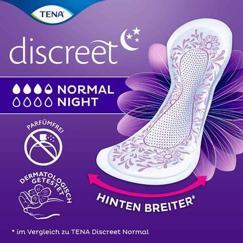 TENA® discreet Normal Night Einlagen bei Inkontinenz - 2