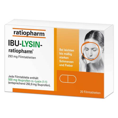 Ibu-Lysin-ratiopharm 293 mg Filmtabletten - 1