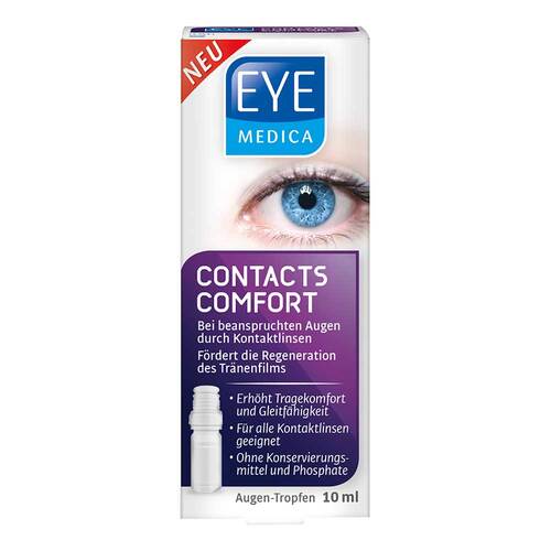 Eyemedica Contacts Comfort Kontaktlinsen Augentropfen - 1