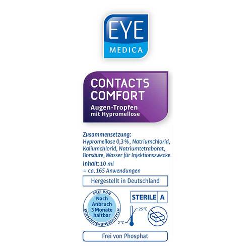 Eyemedica Contacts Comfort Kontaktlinsen Augentropfen - 2