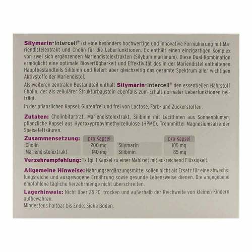 Silymarin-Intercell Kapseln - 2