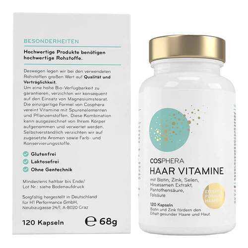 Cosphera Haar-Vitamine mit Hirse Kapseln - 4