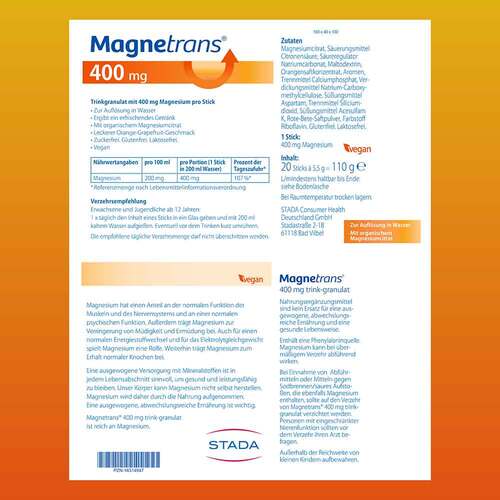 Magnetrans 400 mg trink-granulat - 7