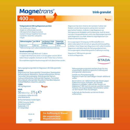 Magnetrans 400 mg trink-granulat - 8