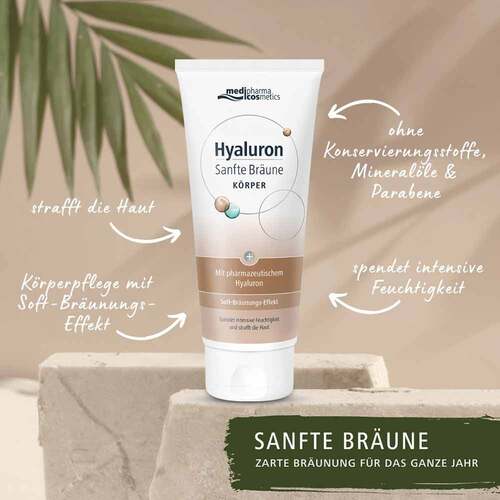 Hyaluron Sanfte Br&auml;une K&ouml;rperpflege Creme - 3