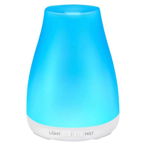 Aroma Diffuser f&uuml;r &auml;therische &Ouml;le 150 ml Led wei&szlig; - 1