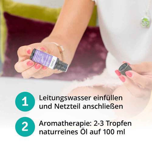 Aroma Diffuser f&uuml;r &auml;therische &Ouml;le 150 ml Led wei&szlig; - 3