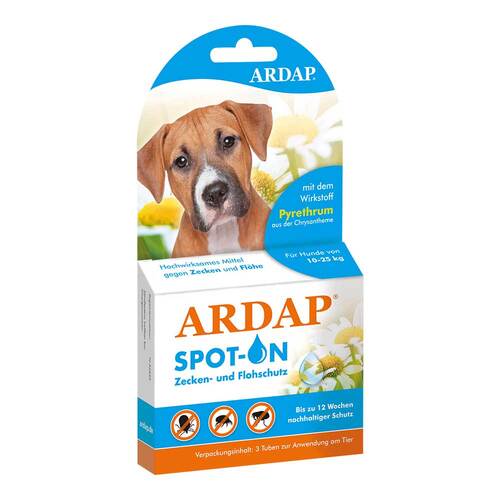Ardap Spot-On f&uuml;r mittelgro&szlig;e Hunde 10 - 25 kg - 1