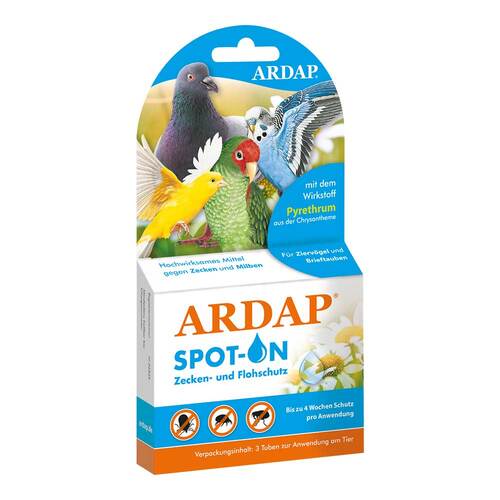 Ardap Spot-On f&uuml;r Zierv&ouml;gel und Brieftauben - 1