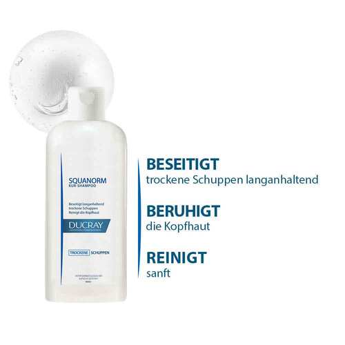 Ducray Squanorm trockene Schuppen Kur-Shampoo - 2