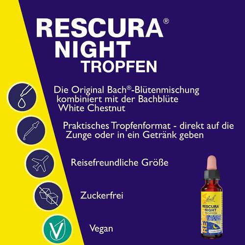 Bachbl&uuml;ten Original Rescura Night Tro.mit Alkohol - 2