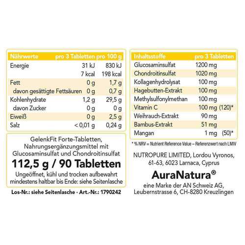 Gelenkfit Forte Tabletten - 5