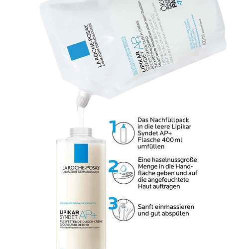 La Roche-Posay Lipikar Syndet AP+ Reinigungs-Cremegel - 3