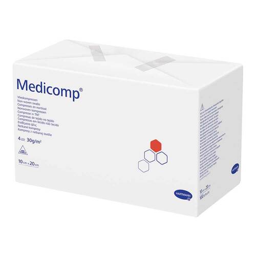 Medicomp Vlieskomp.steril 10x20 cm 4lagig - 1