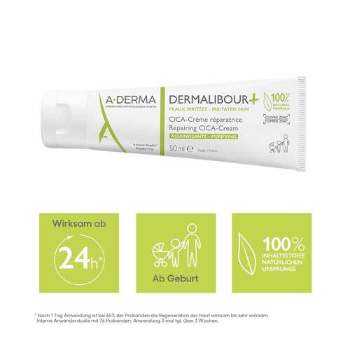 A-Derma Dermalibour + Cica reparierende Creme - 3