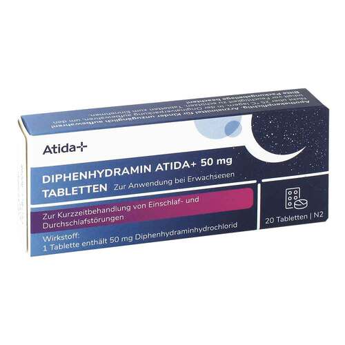 Diphenhydramin Atida+ 50 mg Schlaftabletten - 3