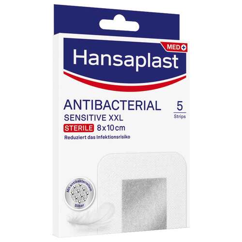 Hansaplast Sensitive Wundverband antibakt.8x10 cm - 3