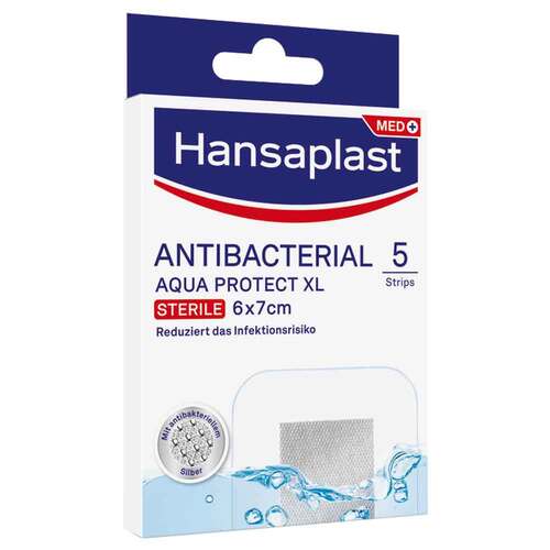 Hansaplast Aqua Protect Wundverband antibakt.6x7 cm - 3