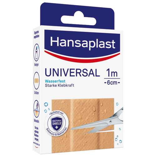 Hansaplast Universal Pflaster wasserfest 6 cmx1 m - 3