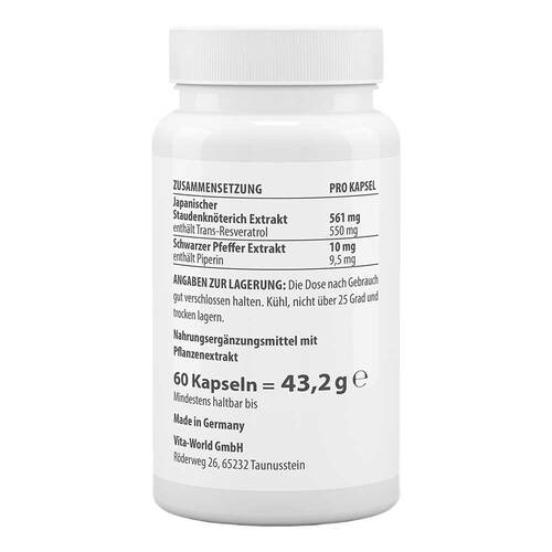 Trans-Resveratrol 550 mg Kapseln - 2