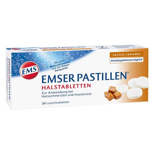 Emser Pastillen Halstabletten salted Caramel - 1