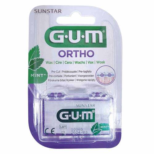 GUM Ortho Wachs mint - 1