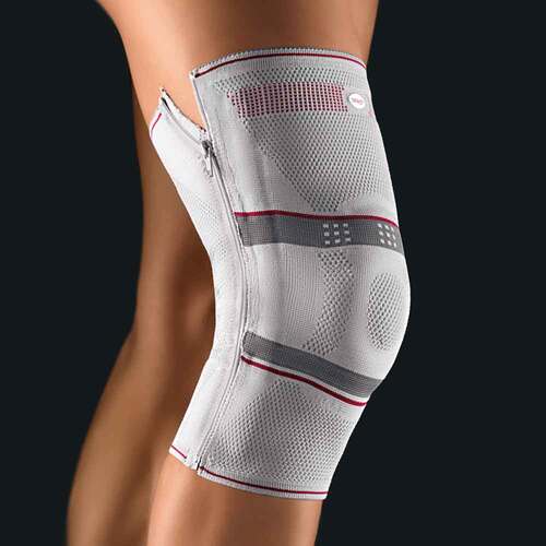 Bort select Genuzip Kniebandage rechts Gr&ouml;&szlig;e 4 + silber  - 2