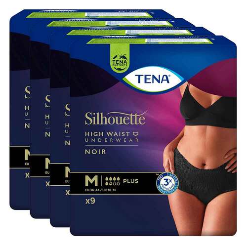 TENA® Silhouette HIGH WAIST NOIR Plus Pants M bei Inkontinenz - 1