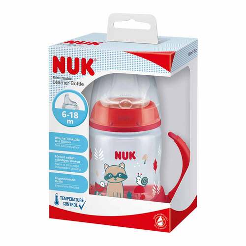 NUK First Choice Trinklernflasche Temp Contr.150ml Sil. - 2