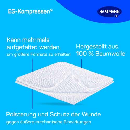 es-kompressen® Mullkompressen 7,5 cm x 7,5 cm steril - 3