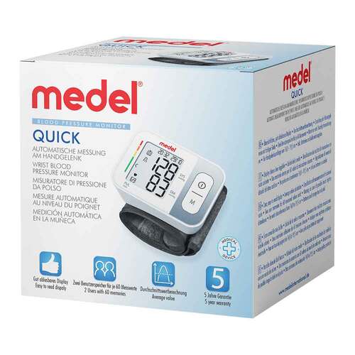 Medel Quick Handgelenk-Blutdruckmessger&auml;t - 2