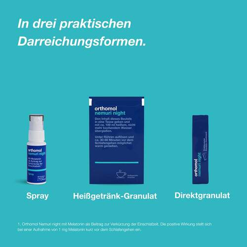 Orthomol nemuri night Granulat - 5
