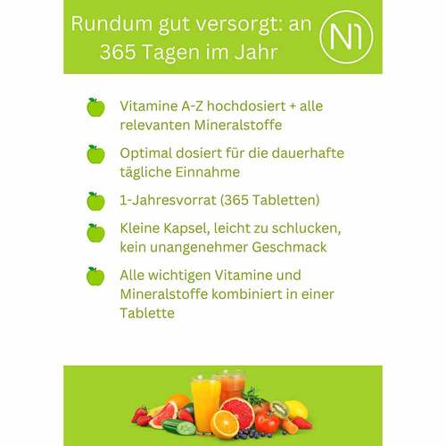 N1 Multivitamine + Mineralstoffe Tabletten - 4