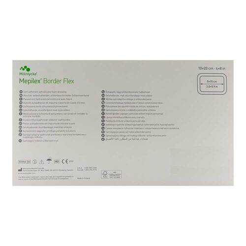 Mepilex Border Flex Schaumverband haft.10x20 cm - 2