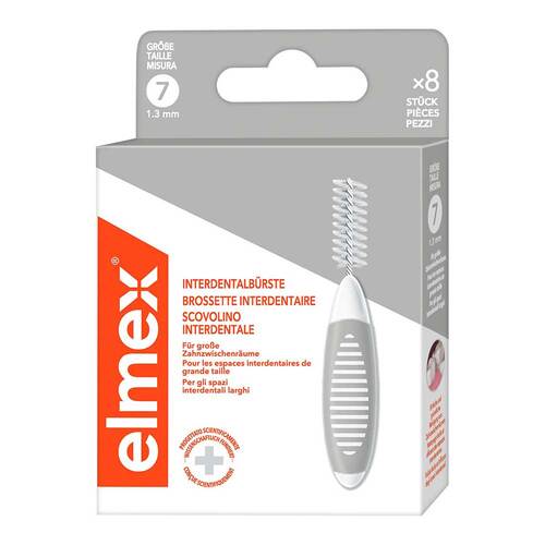 Elmex Interdentalb&uuml;rsten Iso Gr&ouml;&szlig;e 7 1,3 mm grau - 1