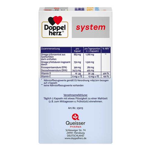 Doppelherz Omega-3 Premium 1500 system Kapseln - 3