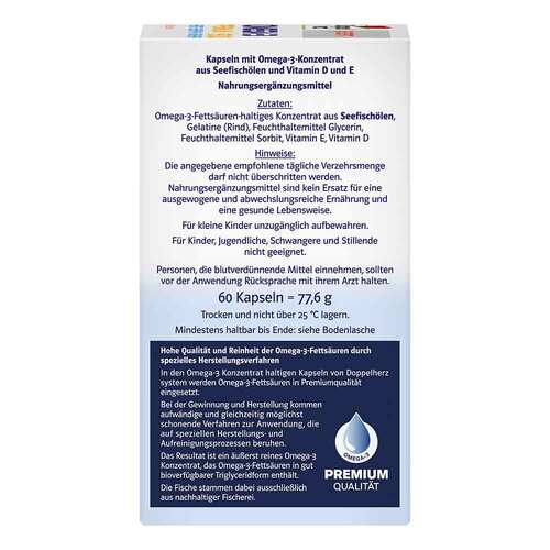 Doppelherz Omega-3 Premium 1500 system Kapseln - 4