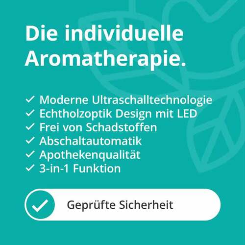 Aroma Diffuser Holzdesign + wei&szlig; mit Led - 3