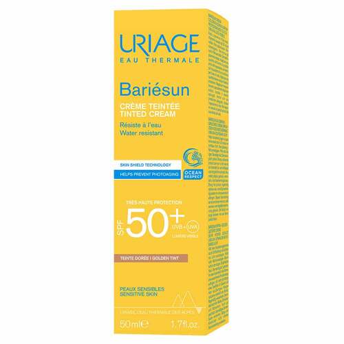 Uriage Bariesun goldene get&ouml;nte Creme SPF 50 +  - 2