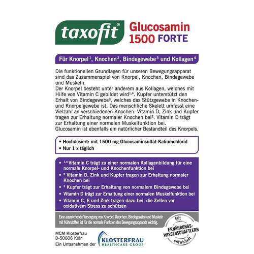 Taxofit Glucosamin 1500 Forte Tabletten - 2