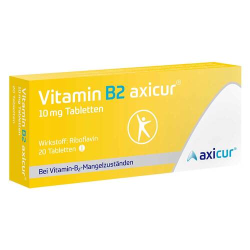 Vitamin B2 axicur® 10 mg Tabletten - 1