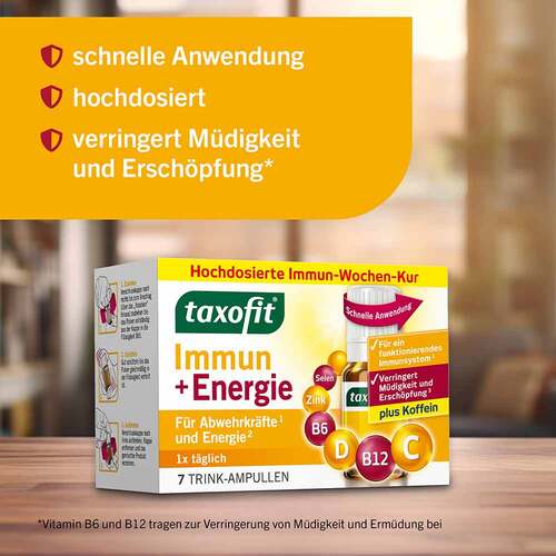 Taxofit Immun &amp; Energie Trinkampullen - 4