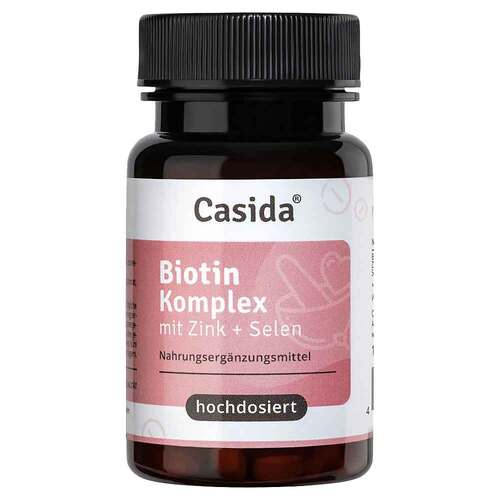 Biotin Komplex 10 mg hochdosiert + Zink + Selen Tabletten  - 1