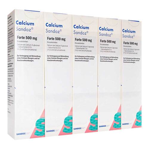 Calcium Sandoz forte 500 mg Brausetabletten - 1