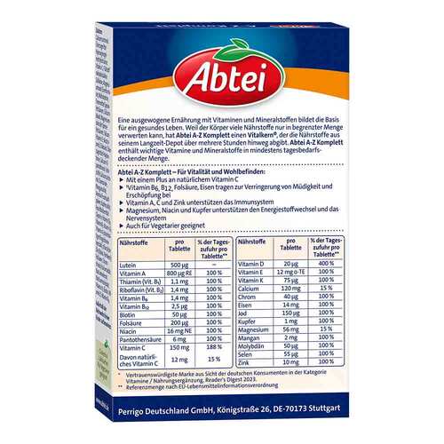 Abtei A-Z Komplett Tabletten - 2