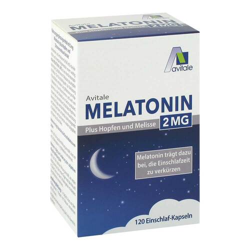 Melatonin 2 mg plus Hopfen und Melisse Kapseln - 1