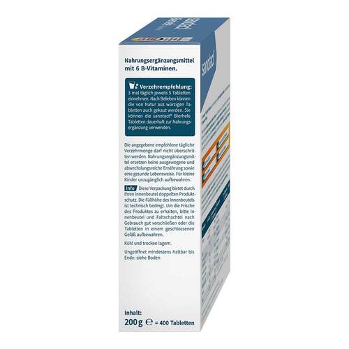 Bierhefe Tabletten sanotact - 4